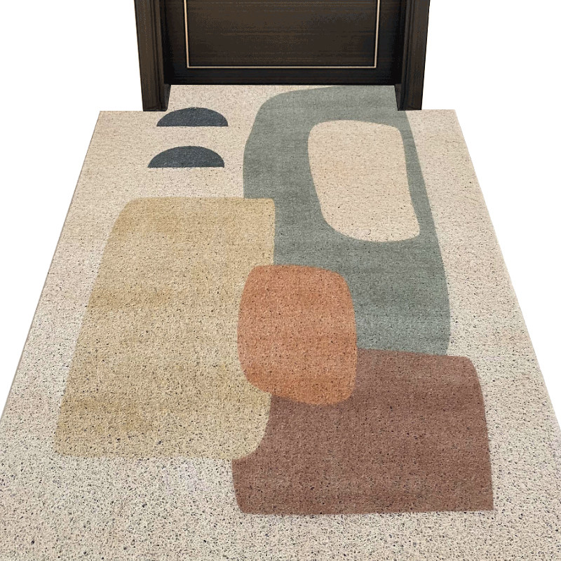 丝圈防滑蹭脚门垫日式入户门地垫家用地毯侘寂风门厅玄关进门定做,淘宝优惠券,粉丝福利购,淘宝优惠卷