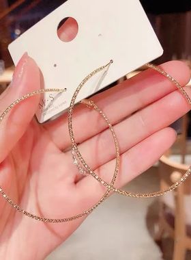 New Fashion Trend 925 Silver Needle Exaggerated Exquisite