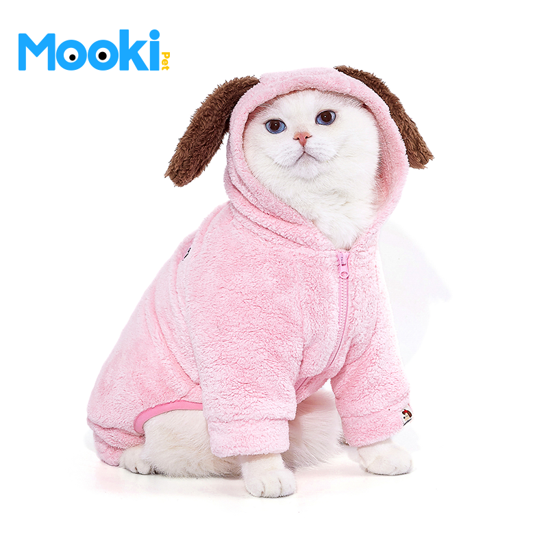 mookipet狗狗猫咪家居服小狗雪纳瑞比熊约克夏小型犬四脚衣服冬装 - 图1
