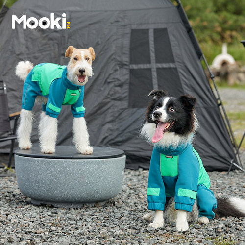 mookipet宠物狗狗冬季新款雪纳瑞小狗小型犬户外加厚四脚冲锋衣 - 图0