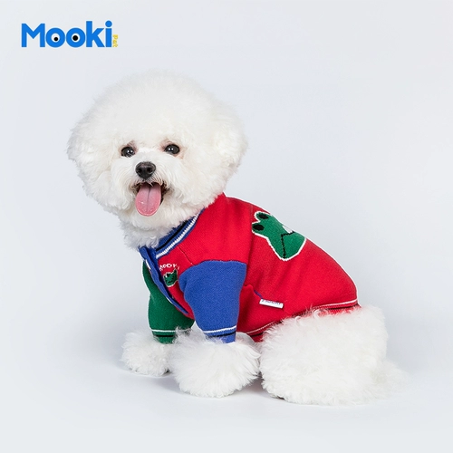 Mookipet осень и зимний национальный бренд прилив Crocodile Fighting Pet Dog Clothing маленькая собака Тедди Бики Корки Свитер