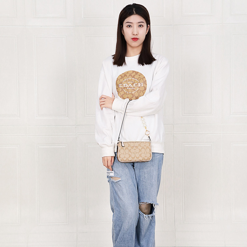 【品牌授权】coach /蔻驰印花单肩包 御恒通国际箱包海外女士包袋