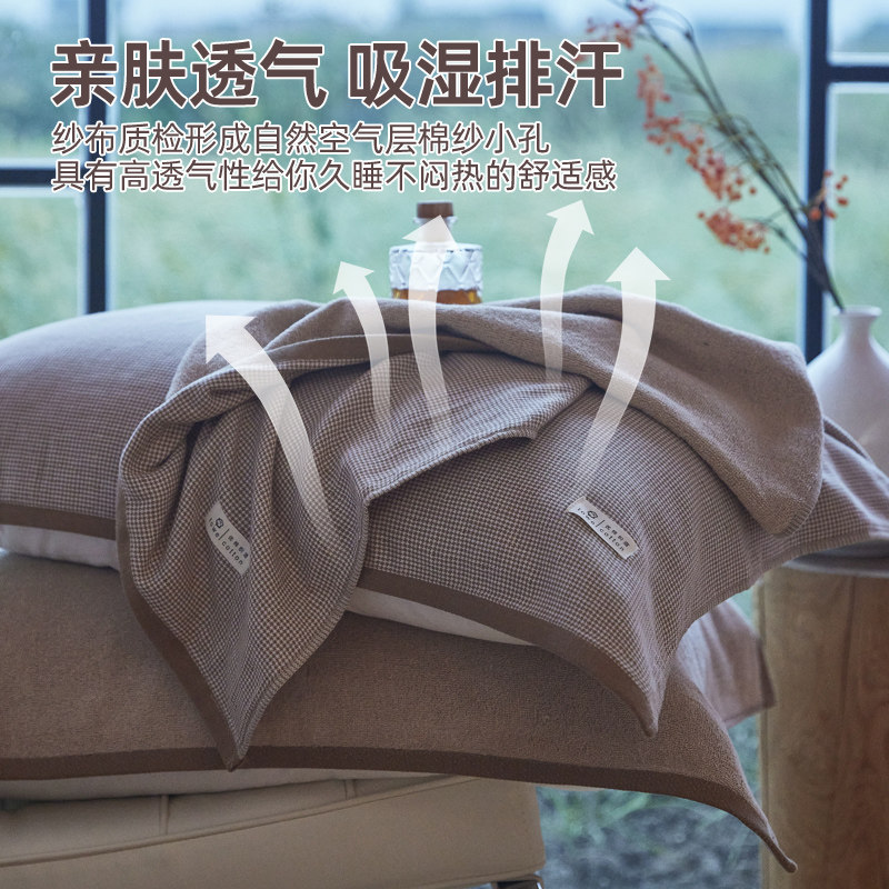 A类纯棉枕巾一对装双面可用抗菌防螨全棉枕头套防头油柔软吸汗巾,淘宝优惠券,粉丝福利购,淘宝优惠卷