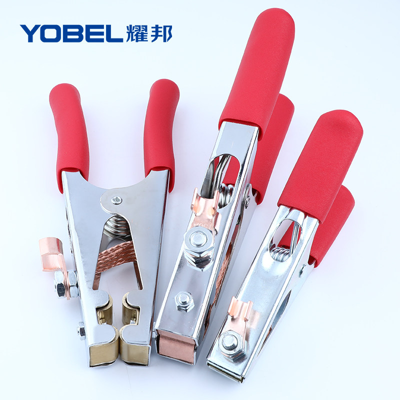 电焊机地线夹加厚电焊接地夹子焊把钳神器氩弧焊机接地钳搭铁夹子 - 图0