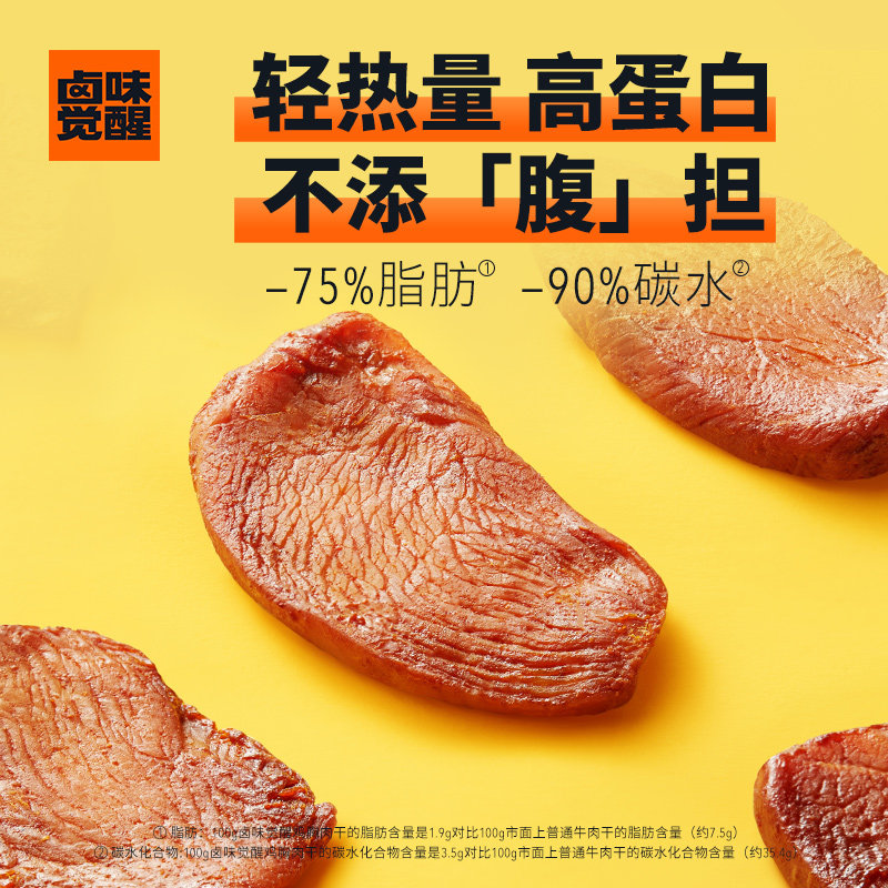 卤味觉醒鸡胸肉4袋装 卤味觉醒鸡肉零食