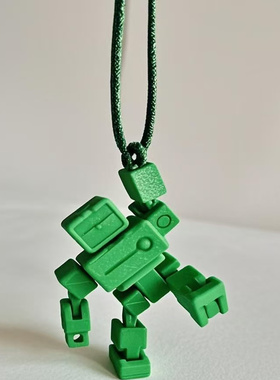 3D打印关节可动机器人模型玩具钥匙扣可活动关节人偶摆件装饰卡通