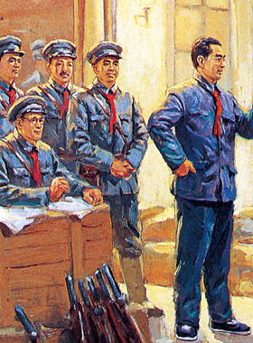 南昌起义中国建军纪念油画装饰画