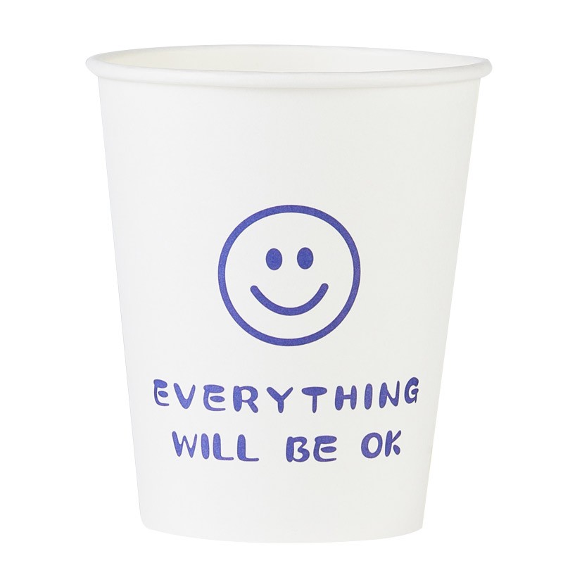 Disposable water cup paper cup ins thickened simple household use