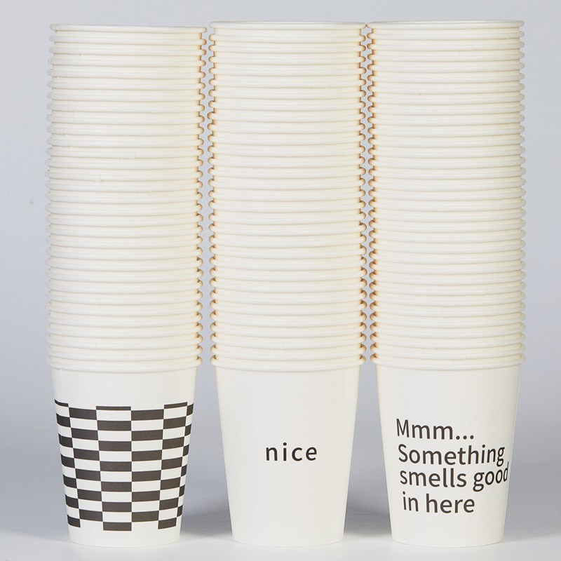 Disposable water cup paper cup ins thickened simple household use