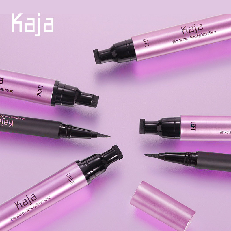 Kaja印章眼线笔电眼搭档不晕染持久不脱色新手ins超火