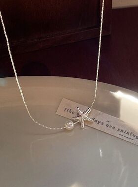 海星珍珠项链女星星树脂配饰品