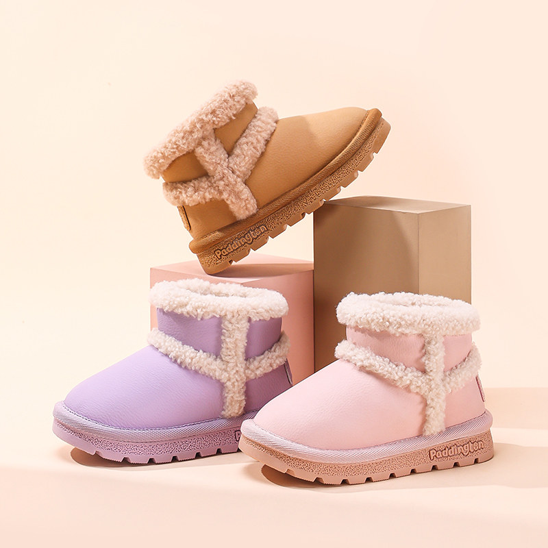 帕丁顿熊宝宝雪地靴冬季2025儿童棉鞋女童靴子女宝宝棉靴大棉鞋,淘宝优惠券,粉丝福利购,淘宝优惠卷