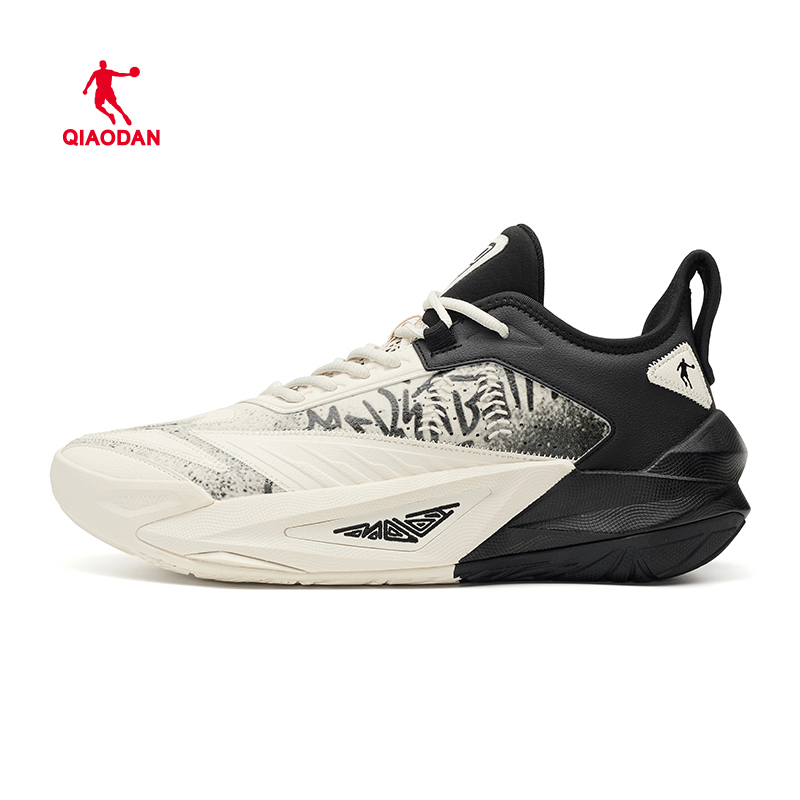 乔丹磨砺7篮球鞋男2025冬季新款运动鞋男鞋专业实战球鞋透气减震 - 图1