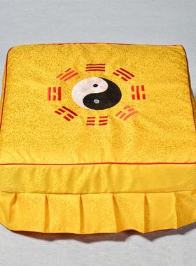 厂家拜佛禅修打坐拜椅套 方形刺绣莲花 拜凳套跪垫 量大可订