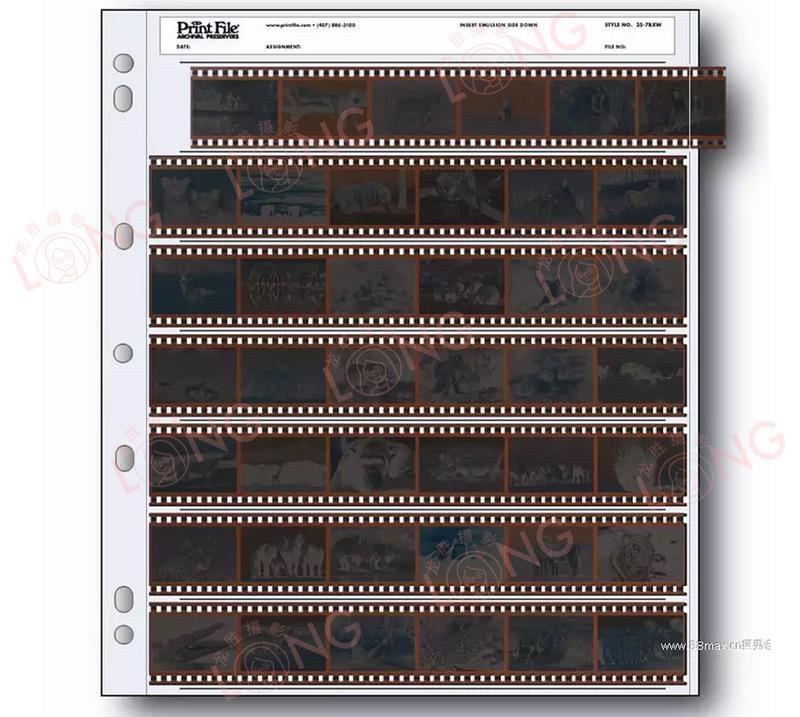 美国宝图35-7BXW 135六联胶卷底片袋 无酸底片袋(100张/包) - 图2