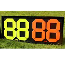 Manufacturer Football for a change of cards 4 digits Double face for a person card spot referee to change a persons card with football