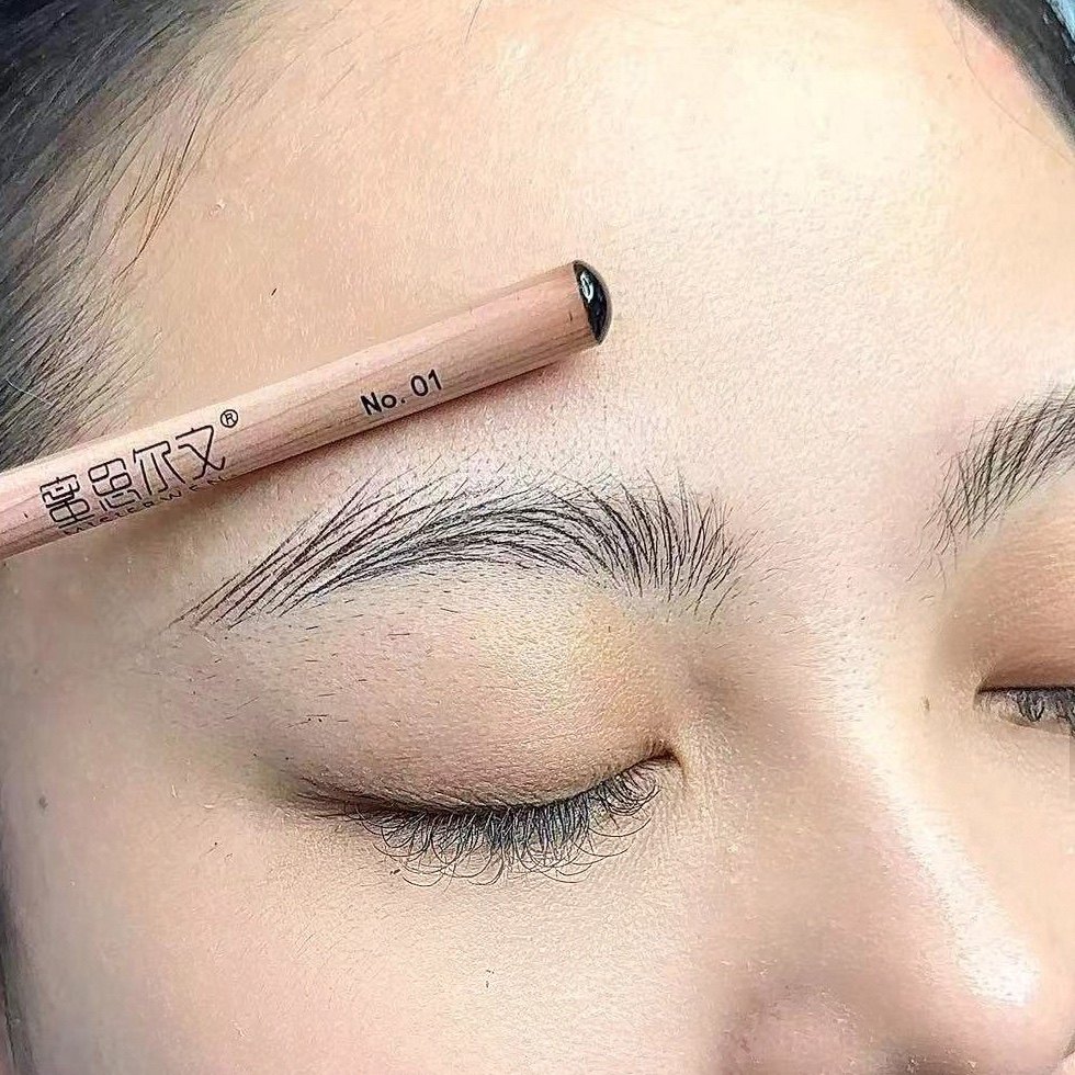 蜜思尔文半永久硬芯根根野生线条眉笔化妆师纹绣线条眉笔上色,淘宝优惠券,粉丝福利购,淘宝优惠卷