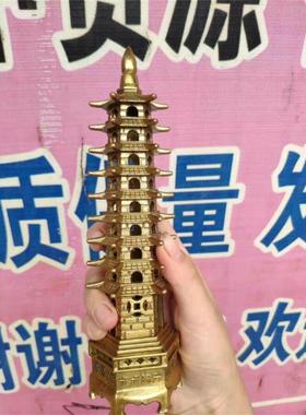 铜文昌塔摆件催文昌星文曲星拜考神客厅镇宅摆件书房门厅办公室卧