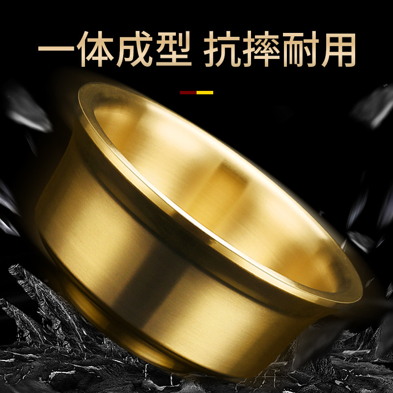 周岁食福碗筷套装304不锈钢碗金饭碗满月宴碗筷勺三件套免费刻字,淘宝优惠券,粉丝福利购,淘宝优惠卷