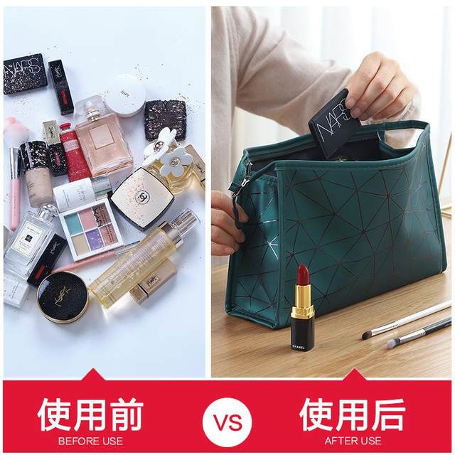 Makeup bag high-end travel cosmetic storage bag portable large capacity waterproof wash bag exquisite fashionable and portable