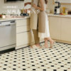 Medieval style kitchen floor mats are waterproof, oil-proof, anti-slip and wipeable