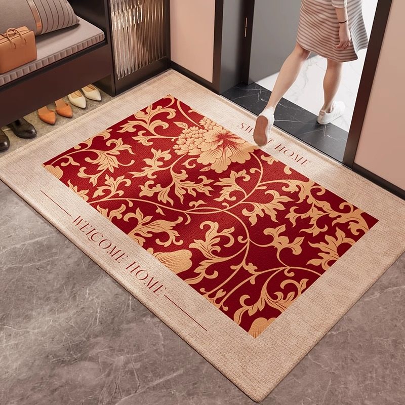 红色喜庆马年入户门地垫2025新款进门口脚垫家用防滑门垫地毯定制,淘宝优惠券,粉丝福利购,淘宝优惠卷