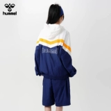 HUMMEL Летний тонкий спортивный костюм для влюбленных, дышащая трендовая куртка, шорты, комплект, защита от солнца