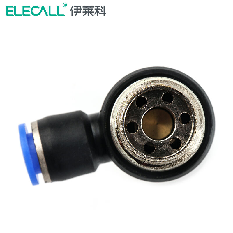 伊莱科（ELECALL）气动接头节流阀调速阀流量调节SL8-02快速插接 - 图1