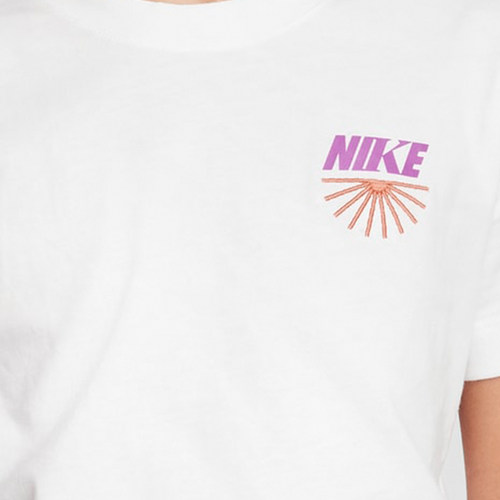 Nike/耐克正品秋季新款大童简约透气舒适运动休闲短袖FZ5155-100 - 图2