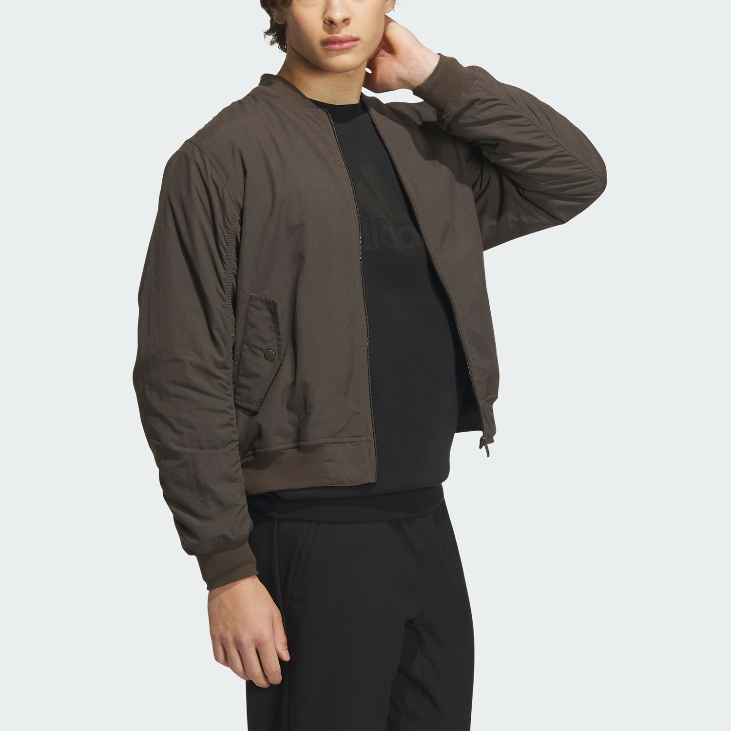 Adidas/阿迪达斯官方正品BOMBER JKT AP男士飞行服夹克外套IT6070 - 图0