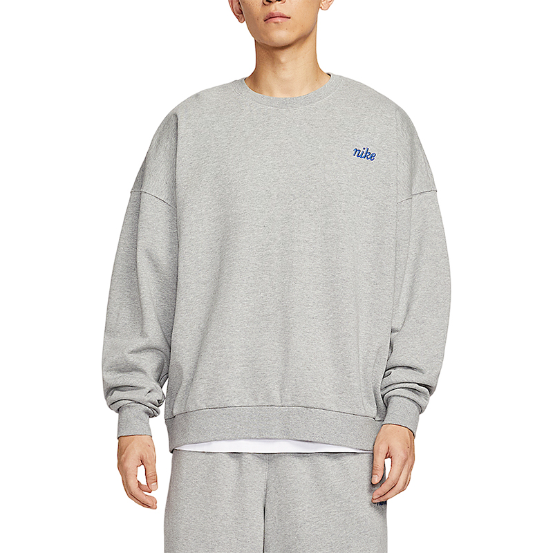 Nike/耐克正品2025 Club男士运动宽松圆领针织套头衫IB8360-063 - 图3