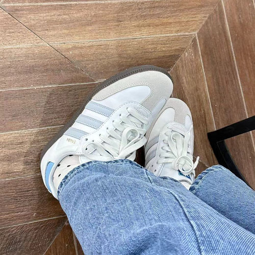 Adidas/阿迪达斯官方正品三叶草SAMBA OG男女时尚运动板鞋ID2055 - 图2