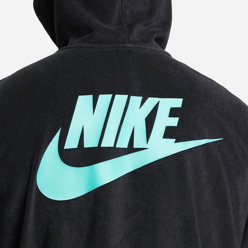 Nike/耐克正品男子复古柔软毛巾布短袖运动连帽衫 DM5063-010 - 图2