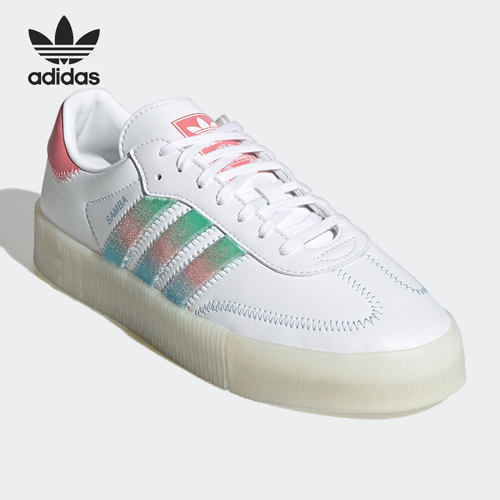 Adidas/阿迪达斯正品 三叶草SAMBAROSE W女子经典运动板鞋GZ2797 - 图1