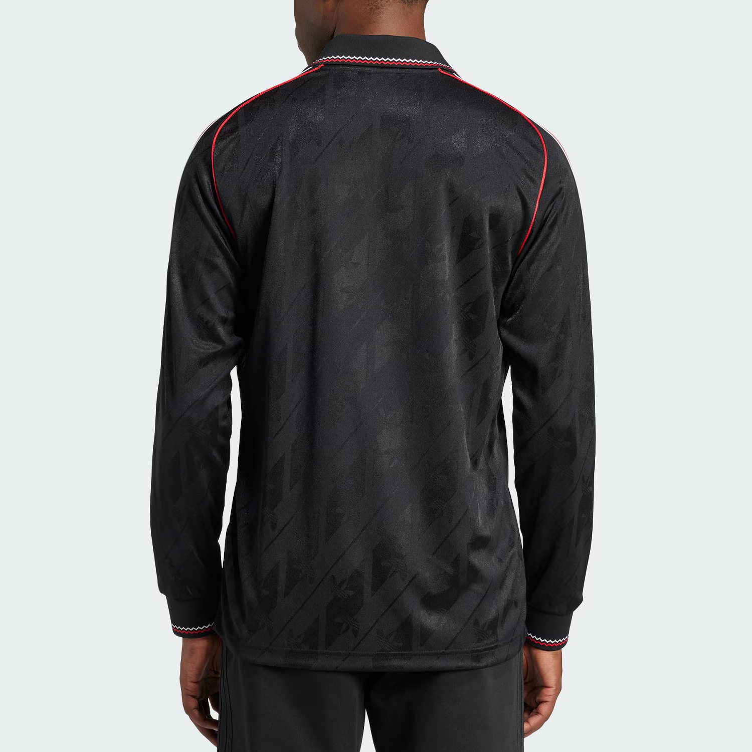 Adidas/阿迪达斯官方正品三叶草男士曼联足球运动长袖T恤IS6522 - 图1
