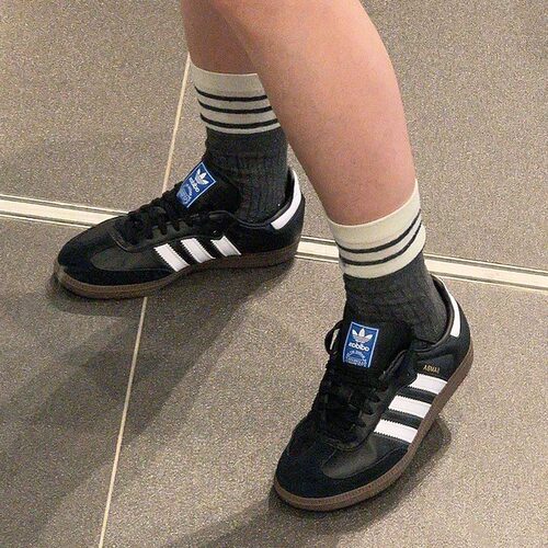 Adidas/阿迪达斯三叶草SambaOG男女低帮经典运动德训鞋板鞋IG4198 - 图2