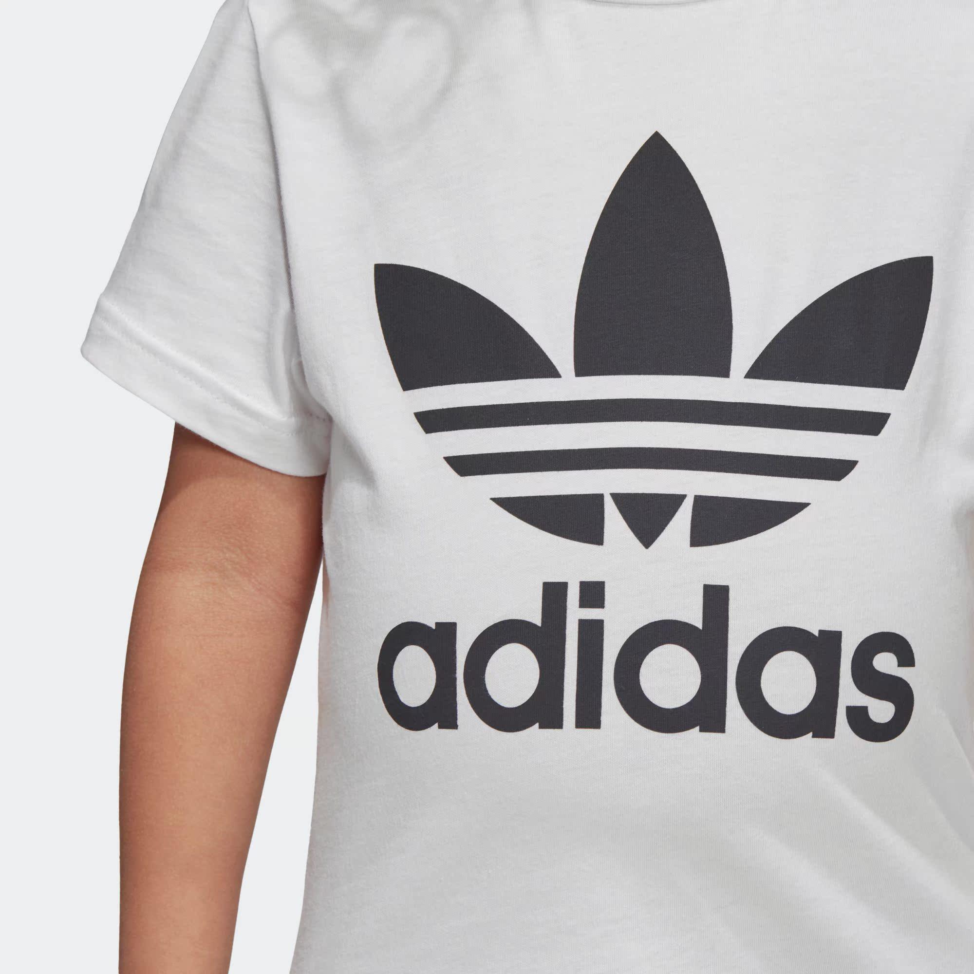 Adidas/阿迪达斯正品新款男童休闲时尚潮流运动短袖套装 DW9709,淘宝优惠券,粉丝福利购,淘宝优惠卷