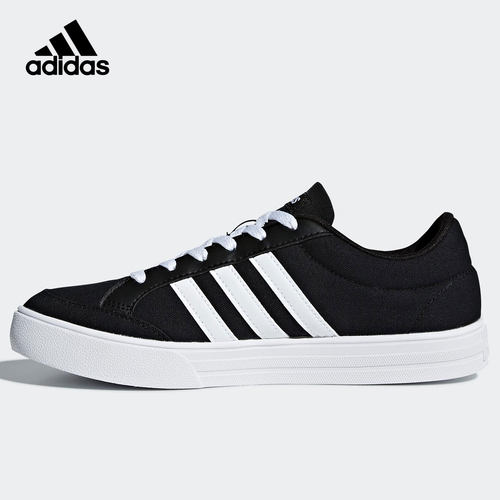 Adidas/阿迪达斯正品春季新款 VS SET 男子经典休闲板鞋AW3890 - 图1