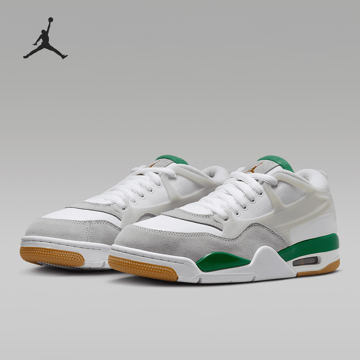 Nike/耐克正品JORDAN男士运动气垫缓震拼接篮球鞋FQ7939-103 - 图0