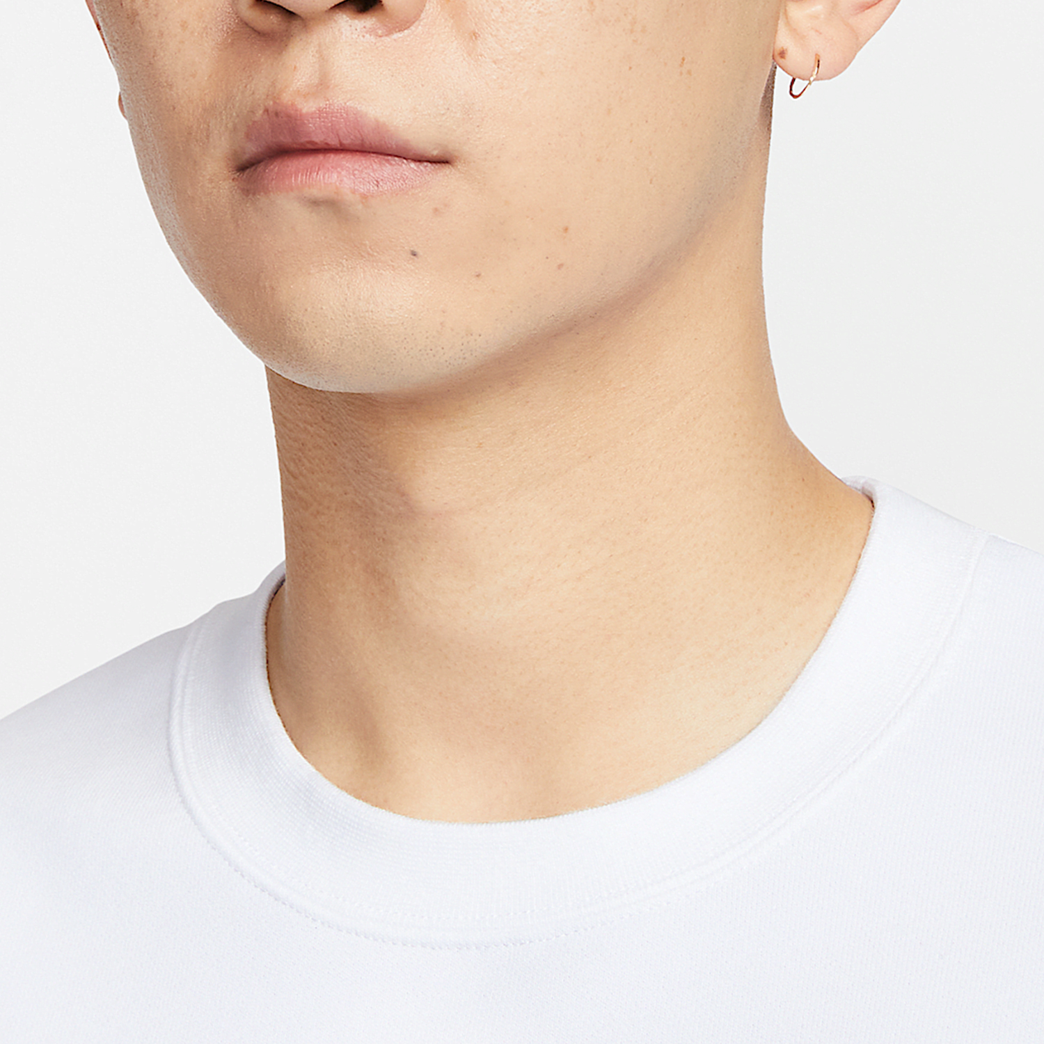 Nike/耐克正品秋冬新款男士简约保暖针织运动卫衣FZ7521-100 - 图2