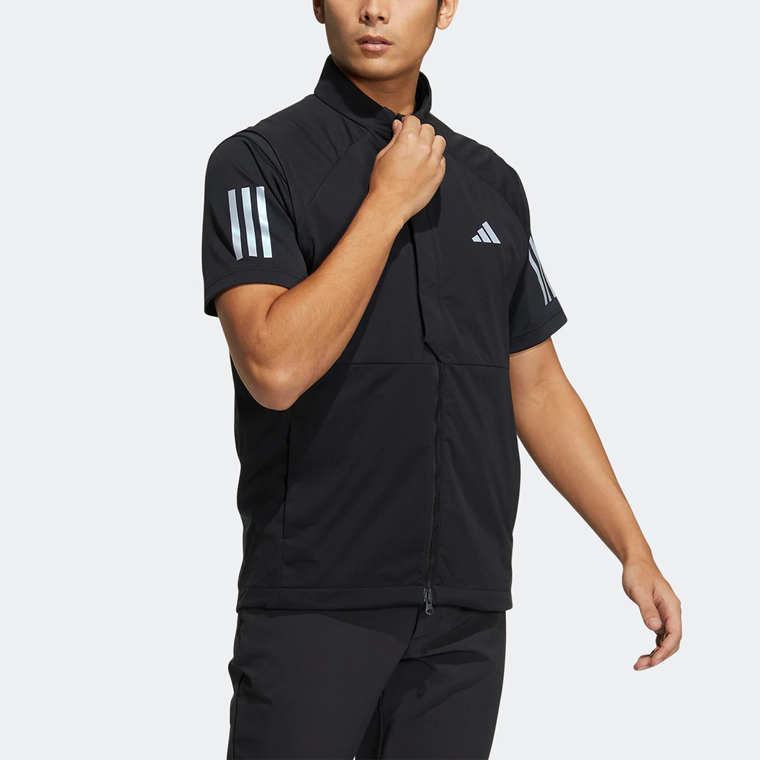 Adidas/阿迪达斯正品春季新款男子高尔夫运动单马甲HS9965 - 图0