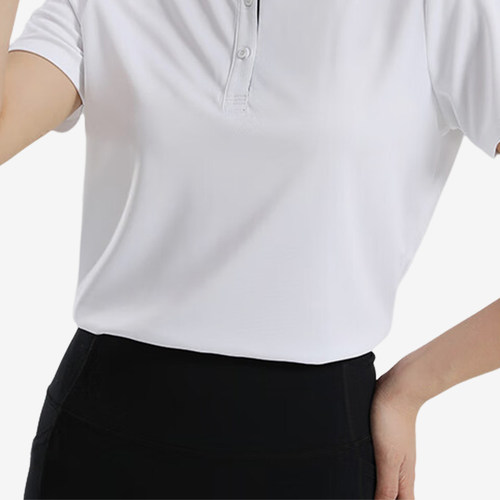 Adidas/阿迪达斯官方正品夏季女士时尚运动休闲短袖POLO衫HR6417 - 图2