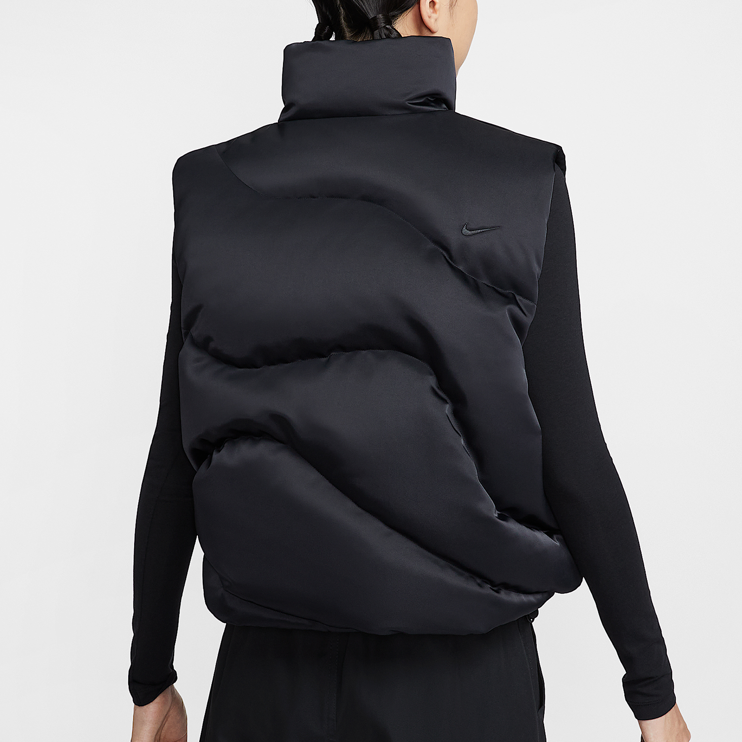 Nike/耐克正品Sportswear女士立领保暖时尚羽绒马甲IH8008-010 - 图0