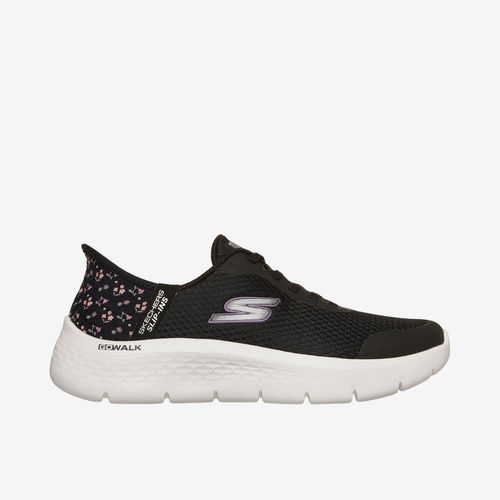 Skechers斯凯奇正品Go Walk Flex女轻便透气低帮休闲鞋125525-BLK - 图0