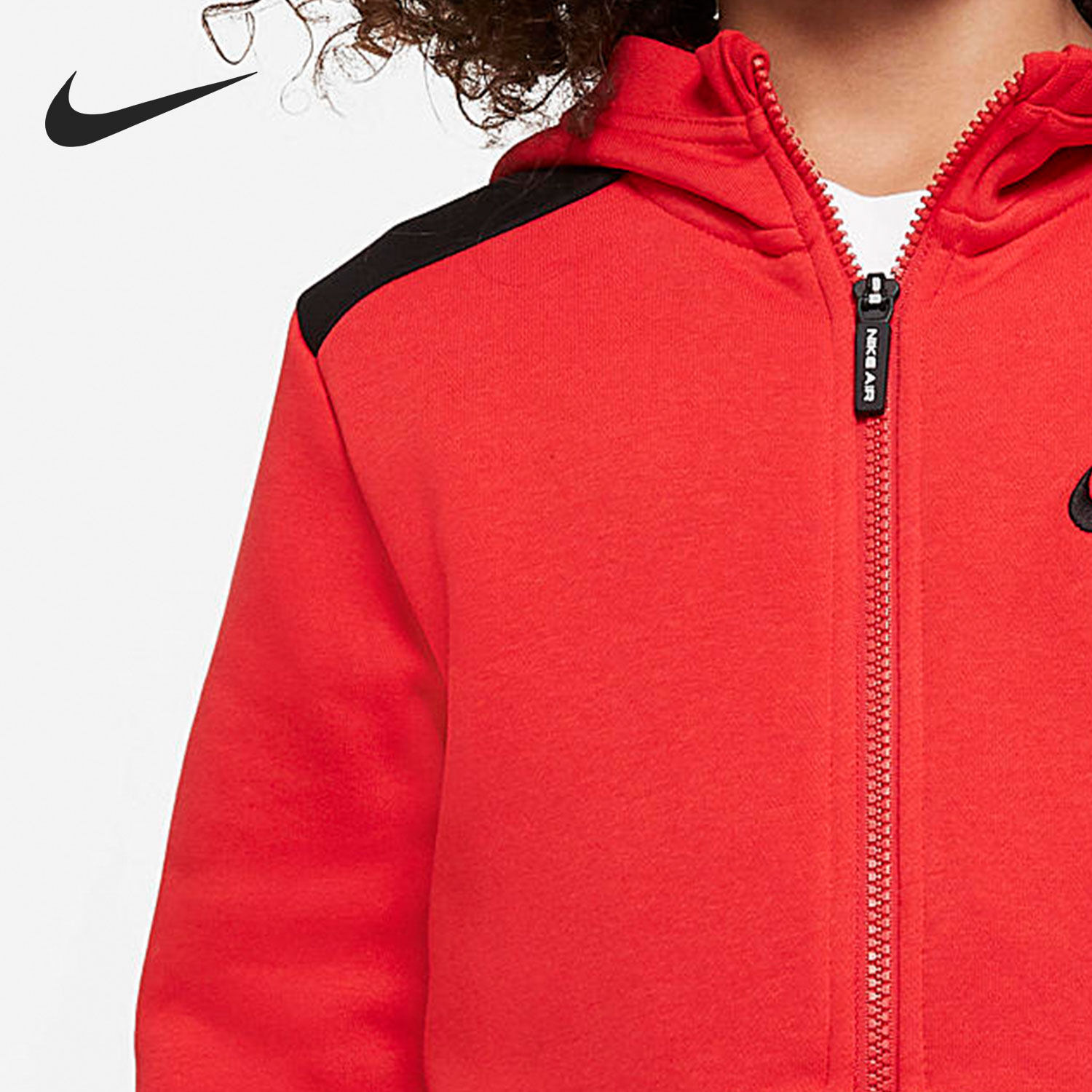 Nike/耐克正品当季新款大童连帽运动加绒休闲外套DA0699-658,淘宝优惠券,粉丝福利购,淘宝优惠卷