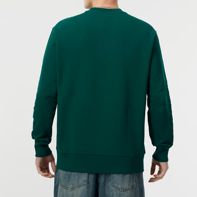 Adidas/阿迪达斯正品透气2024新款男士针织宽松卫衣套头衫IS1320 - 图0