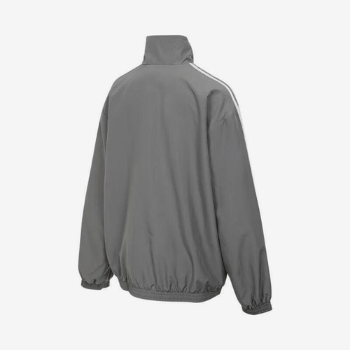 Adidas/阿迪达斯正品三叶草女士三条纹梭织翻领外套JD3394 - 图0