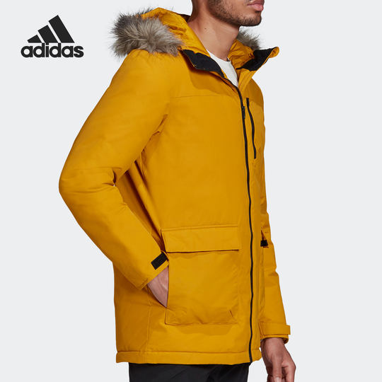 
Adidas/Adidas authentic men's winter warm casual hooded sports warm cotton jacket GK3551