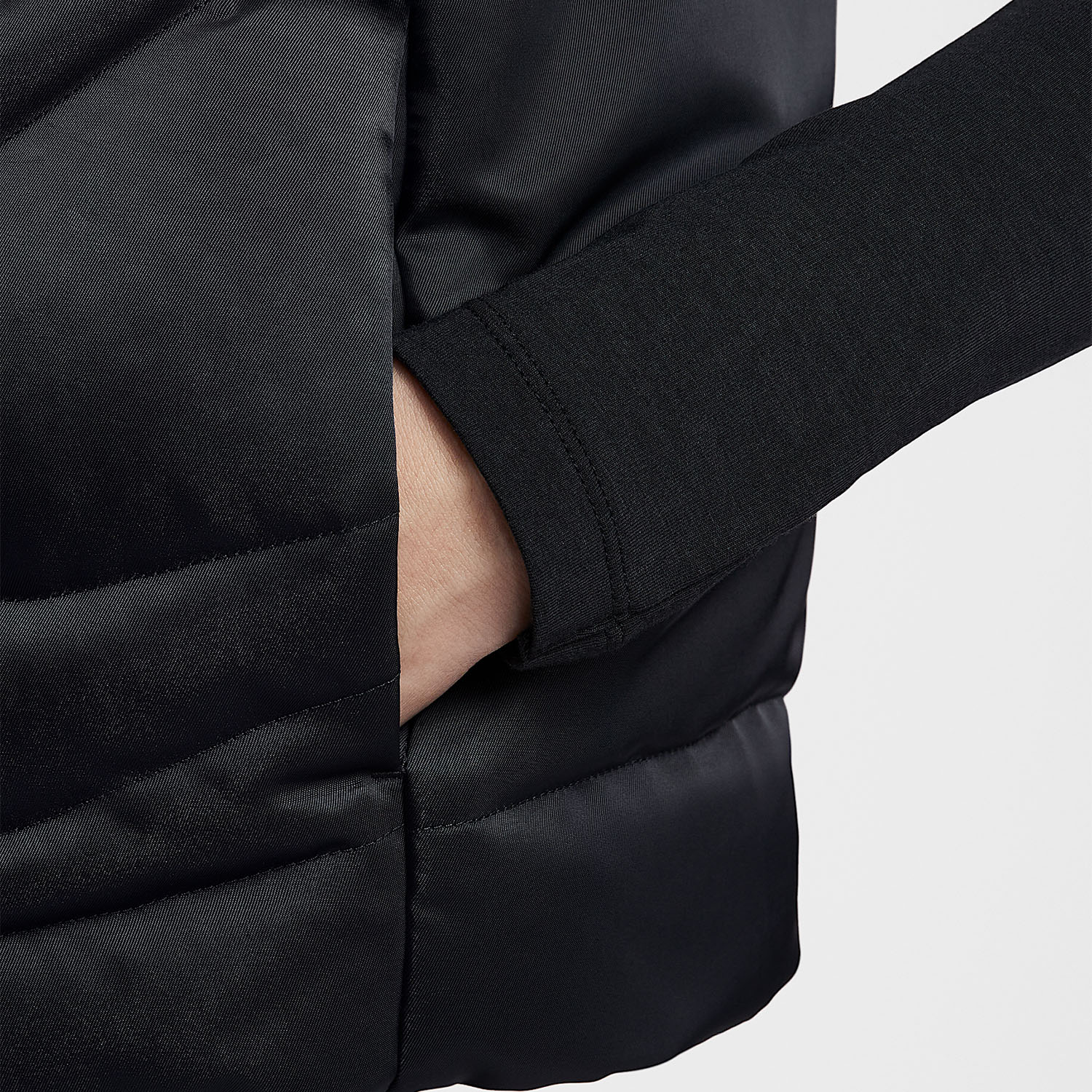 Nike/耐克正品Sportswear女士立领保暖时尚羽绒马甲IH8008-010 - 图2