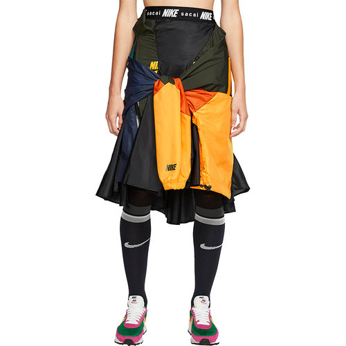 Nike/耐克正品 x Sacai skirt女子拼接运动短裙裤CD6299-010 - 图3